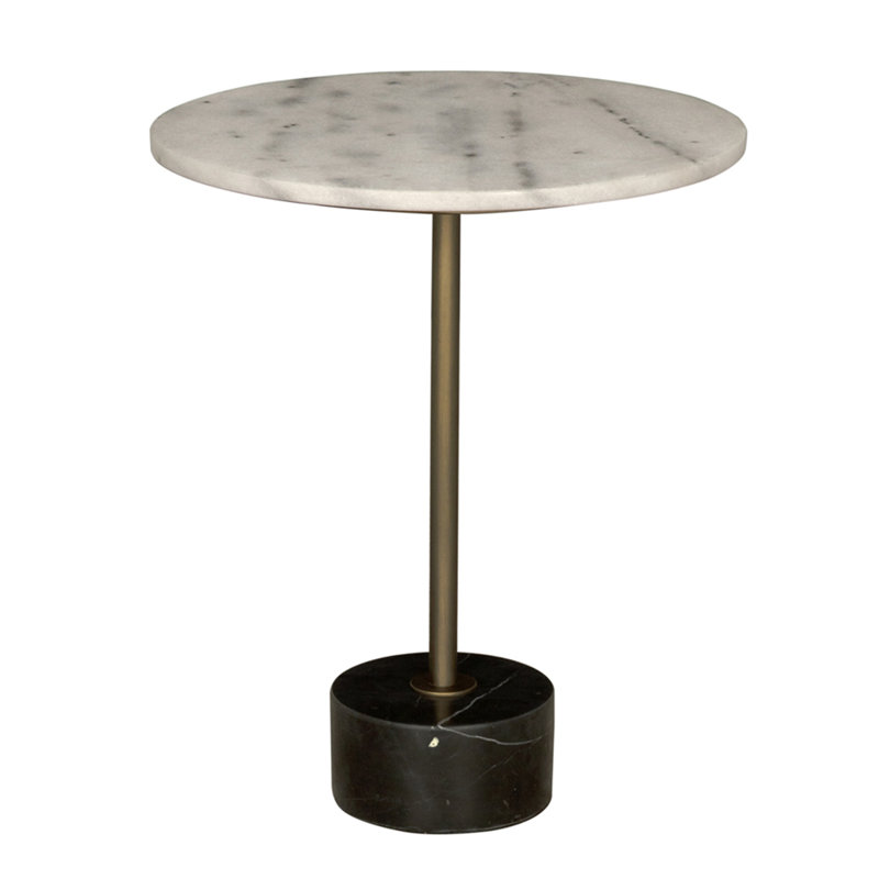 Santosha Marble Top End Table