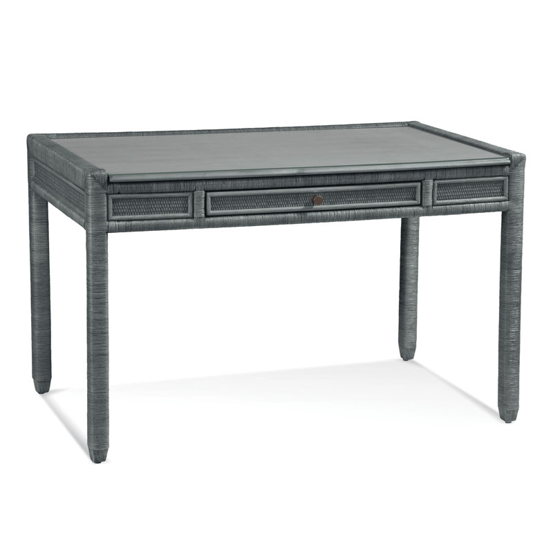 Pine Isle Writing Desk, Nickel, Yes