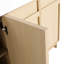 Meuble-lavabo 60 po avec contreplaqué verrouillable - 4 portes à fermeture douce en chêne de style moderne et durable