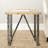 Solid Wood Top End Table