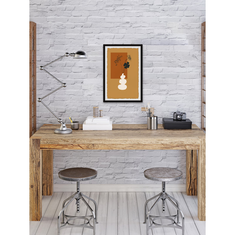 Triple Layered Vase - Single Picture Frame Print, 45cm H x 38cm W