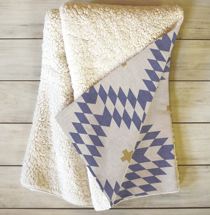 Couverture en molleton Holli Zollinger Native Natural Plus, L 80 po x l 60 po