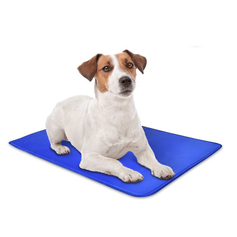 Blue Self-Cooling Gel Pet Mat for Small Dogs