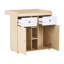 Changing Table Dresser DELISLE Light Brown