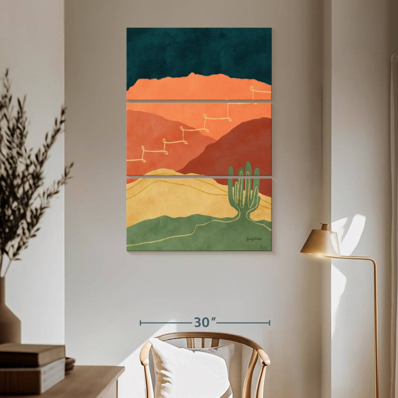 Mountainous II, 65" H x 42" W