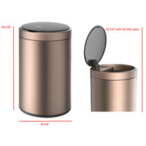 Wayfair  Pink Kitchen Trash Cans & Recycling You'll Love in 2023