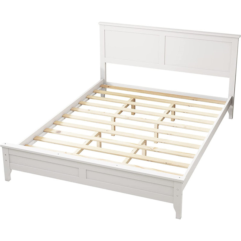 Très grand lit plateforme, Blanc