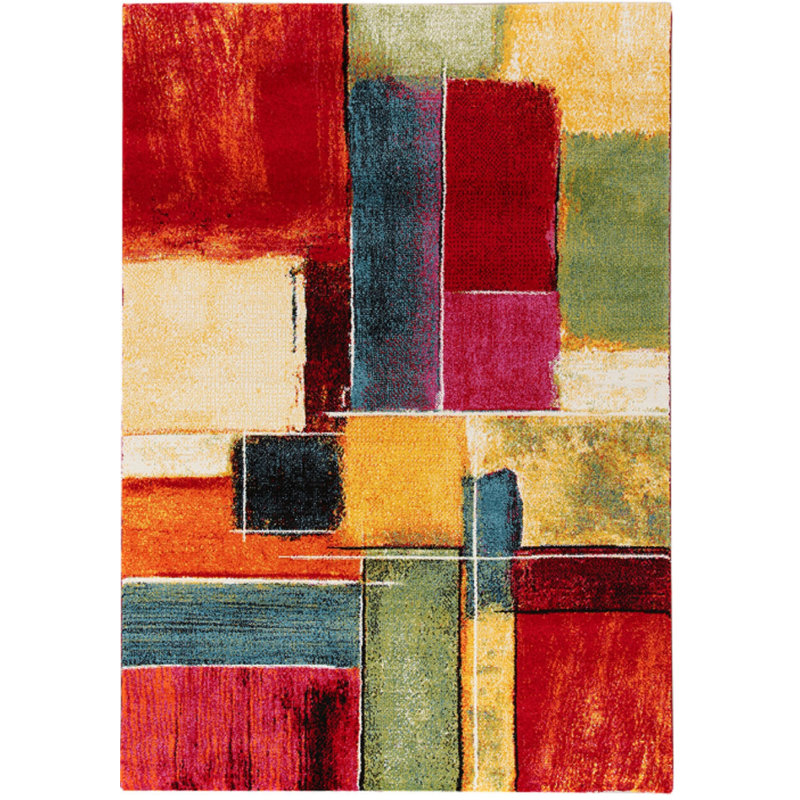 Rectangle Abstract Area Rug, Rectangle 160 x 230cm