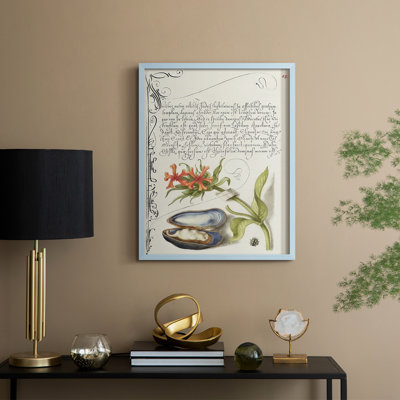 Reproduction encadrée de Hoefnagel, «Tropical Spec portée» - bois massif