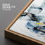 "Pastel Grunge or, peinture bleue, coup de pinceau, paysage, formes abstraites, décor d'art moderne" sur-98179795-98179800