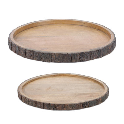 Natural Mango Wood Decorative Trays