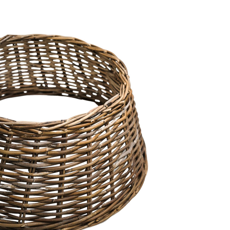 Ivyline Sustainable Wicker Tree Skirt, 26cm H x 60cm W
