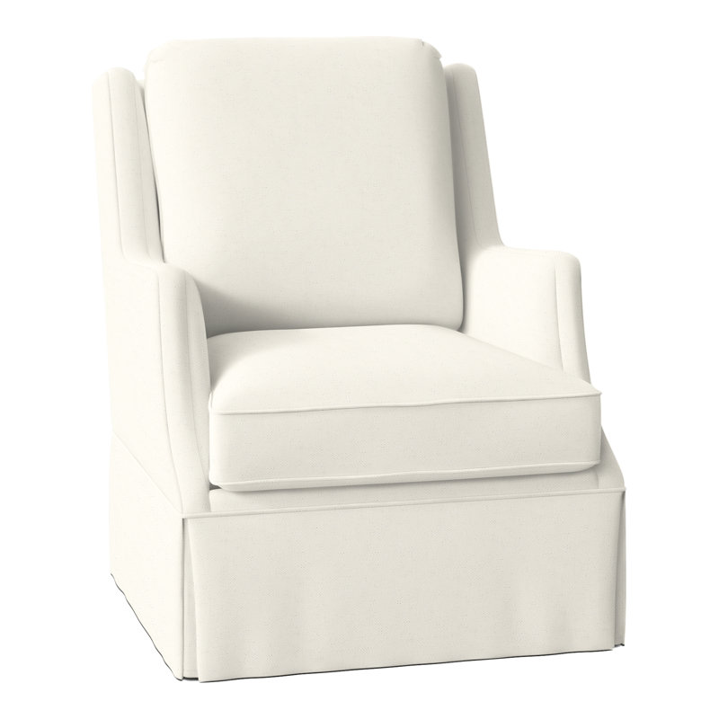 Fauteuil à oreilles pivotant l 31,5 po Savannah, Perigold Beagle Salt