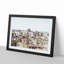 The Valencia Skyline in Spain - Picture Frame Painting Print on MDF-55611740-55611739