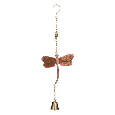 Cloche de jardin en fonte - Libellule