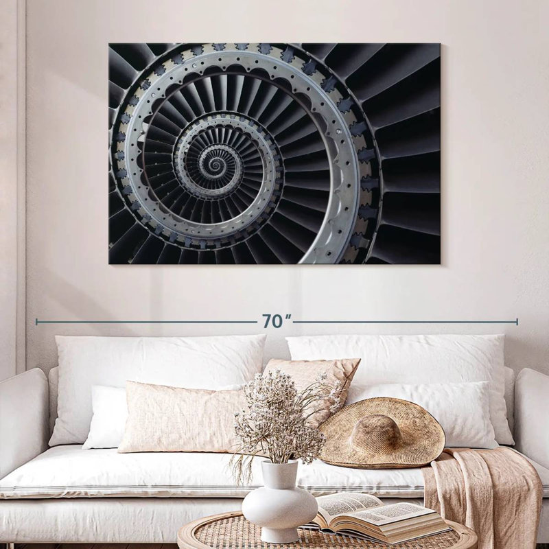 Effet spirale Mehar Plane Turbine, H 32 po x l 48 po