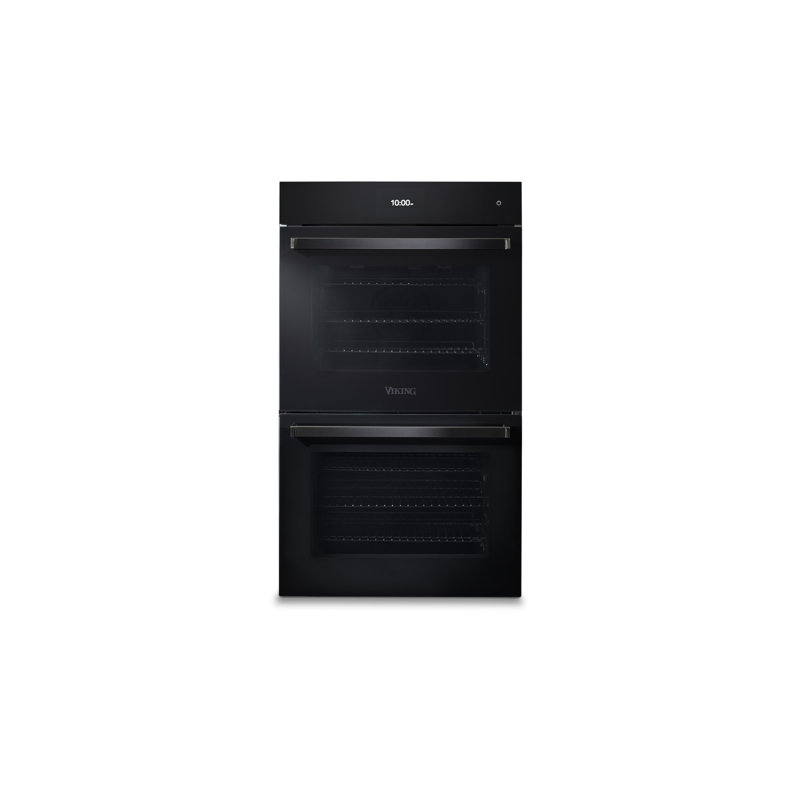 30"W. Double Electric Convection Oven, Black