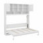 Lit escamotable avec grand espace de rangement et rayures