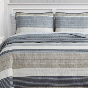 Nautica, Bedding, Nautica Santa Fe Cedar Brown Red Stripe 717 Pillow Sham  Covers 2 Piece