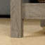 Table basse à plateau relevable, finition brune