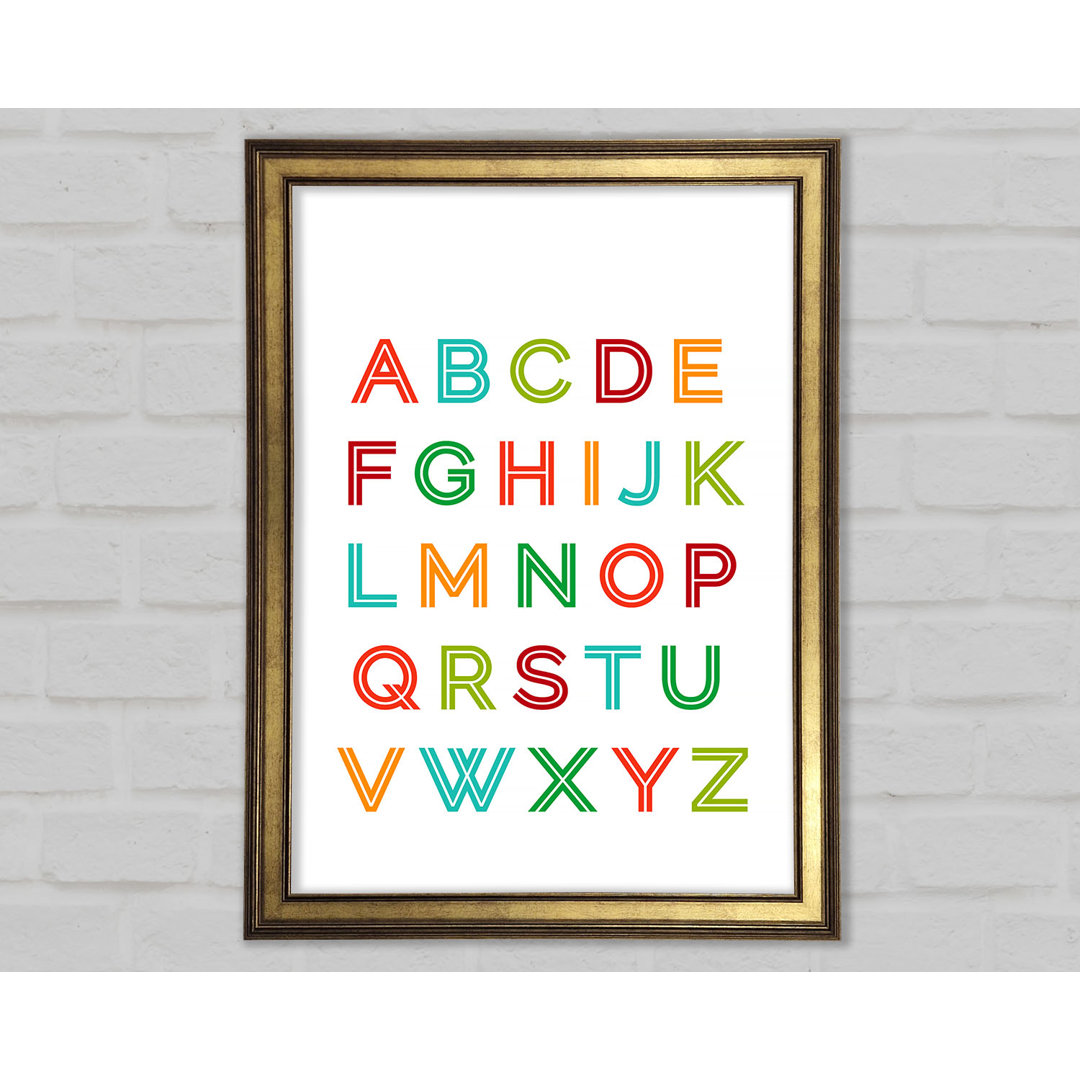 Alphabet Farben - Druck