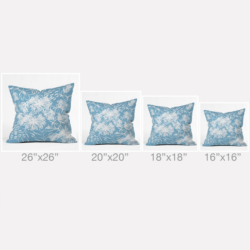 Cool Breezy Outdoor Throw Pillow, 16" x 16"