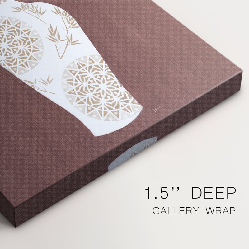 Fleurs romantiques II - Cavas enveloppés de galerie, H 36 po x l 24 po