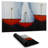 Upside down umbrellas - 14.00"x24.25" Desk mat