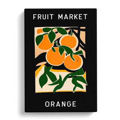 Orange Fruit Market Exhibition Vol.5 - Wrapped Canvas