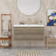 Meuble-lavabo pour la salle de bain à fixation murale-651861350
