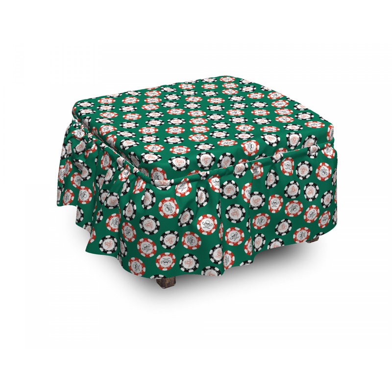 Box Cushion Ottoman Slipcover