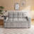 65'' Chenille Upholstered 3-in-1 Convertible Sofa Bed with Pull-Out Sleeper & 360° Swivel Side Table-335318868