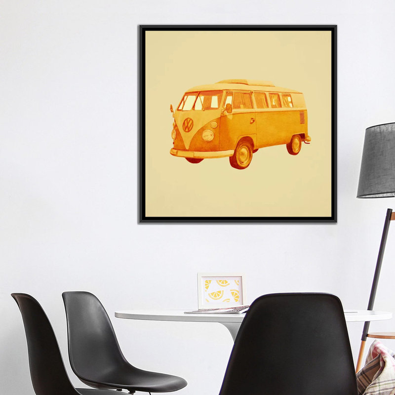 «Summer Ride» par Terry Fan par Teryy Fan, reproduction d'art graphique sur toile, H 18 po x l 26 po x P 1,5 po, Pas de tapis