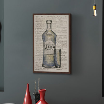 « ice vodka », impression encadrée