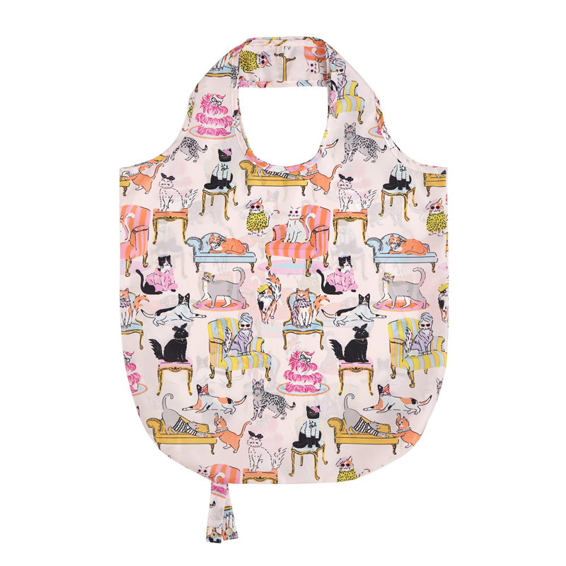 Cool Cats 100% Polyester Picnic Tote Bag