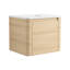 Meuble-lavabo mural 24 po (23-5 / 8 po) et garniture 1 porte à fermeture en douceur, contreplaqué (meuble-lavabo seulement, sans le lavabo)-131271799
