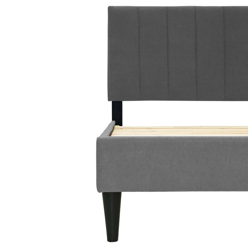 Lit tapissier, Gris anthracite