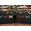 Tapis éclectique Kilim 8 x 10 avec motifs géométriques complexes