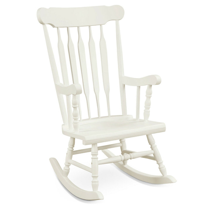 Alcott Hill® Rockhampton Solid Wood Rocking Chair & Reviews | Wayfair