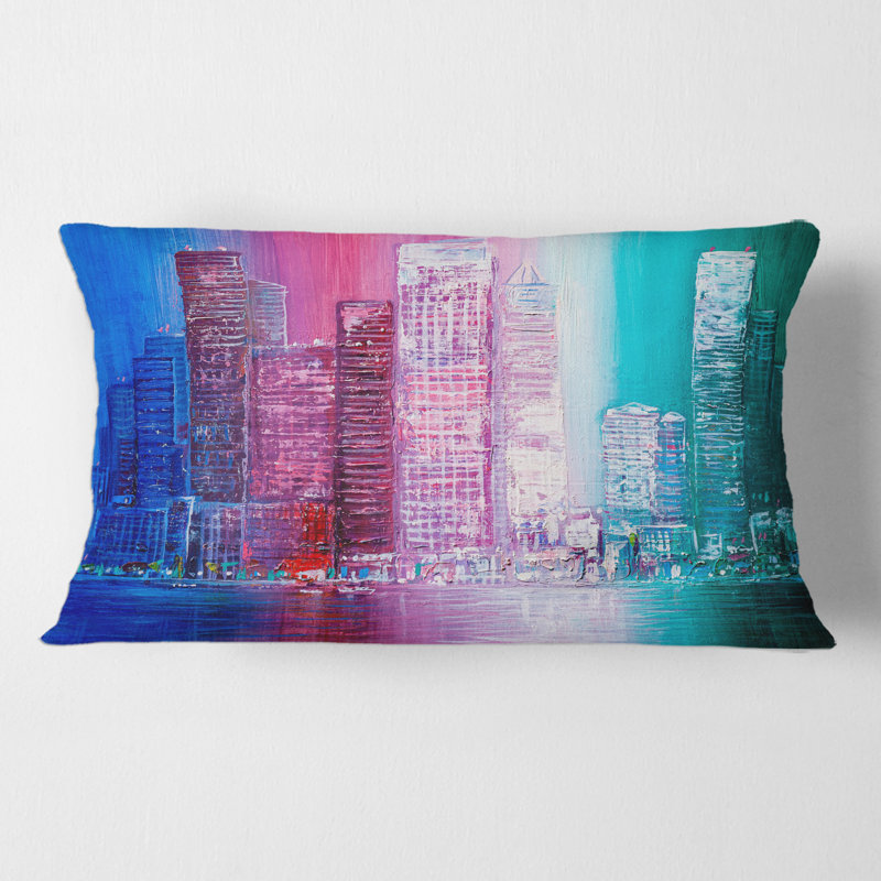 Abstract Throw Pillow