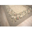Tapis tissé à plat Vintage Aubusson, treillis gris 9 pi 0 po x 12 pi 0 po