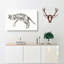 Playful Cat by Jean Bernard - Wrapped Canvas Drawing - Wrapped Canvas-55324951