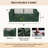 80" King Size Convertible Sleeper Sofa Bed With 2 Pillows, Corduroy Folding Mattress Couch, No Assembly Required , Floor Sofa Lounge Couch For Living Room Small Spaces-1884875655