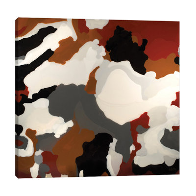 Brown Camo by Barbara Biolotta - Wrapped Canvas Print