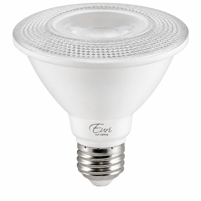 Ampoules DEL PAR30 à culot court Euri Lighting, 11 W, 975 lm, équivalent 75 W, 4000 K, culot E26, homologuées CEC/JA8/UL, lot de 2