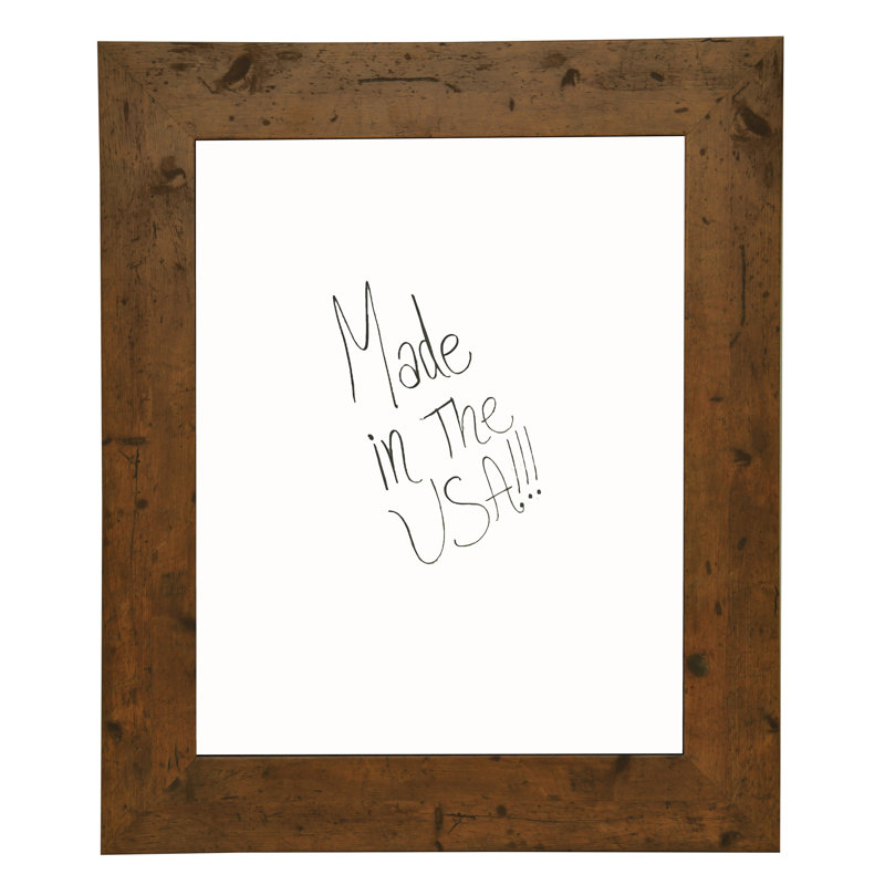 Dry Erase Board, 18 x 24, Light Walnut