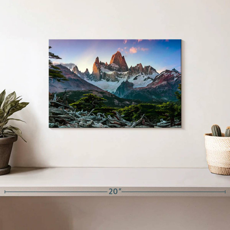 Fitz Roy Snowy Mountain, H 8 po x l 12 po