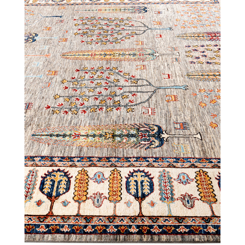 One-of-a-Kind Rectangle 8'4" X 10'4" Hand Knotted Area Rug