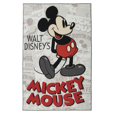 Tapis à motif sous licence Disney Mickey Mouse