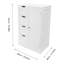 Felda Freestanding Bathroom Cabinet